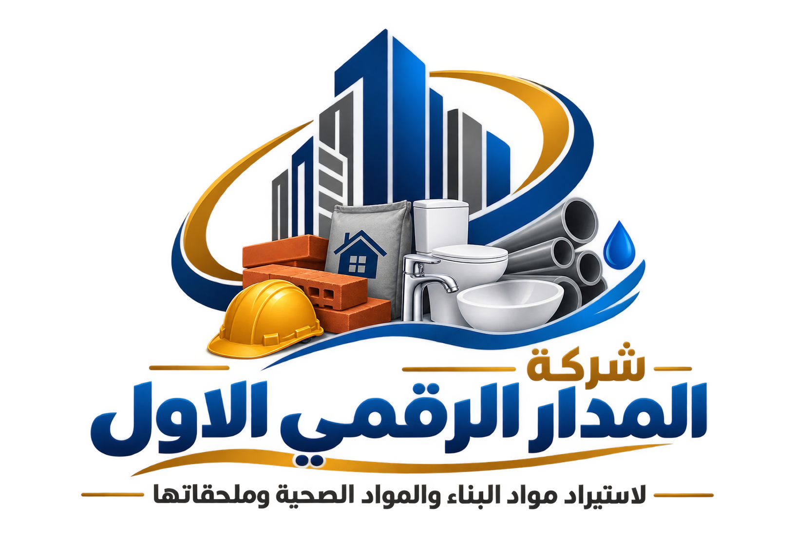 شعار شركة المدار الرقمي الأول